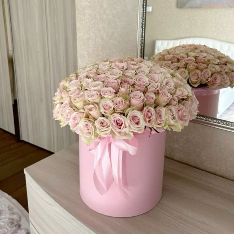 Hộp Hoa Hồng Pastel Cao Cấp – Fullbox Elegant Ngọt Ngào Oh You